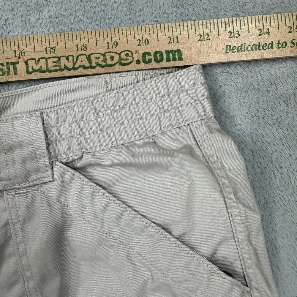 St. Johns Bay Cargo Shorts Mens 44 Khaki Ivory Trail Hiking Utility 7